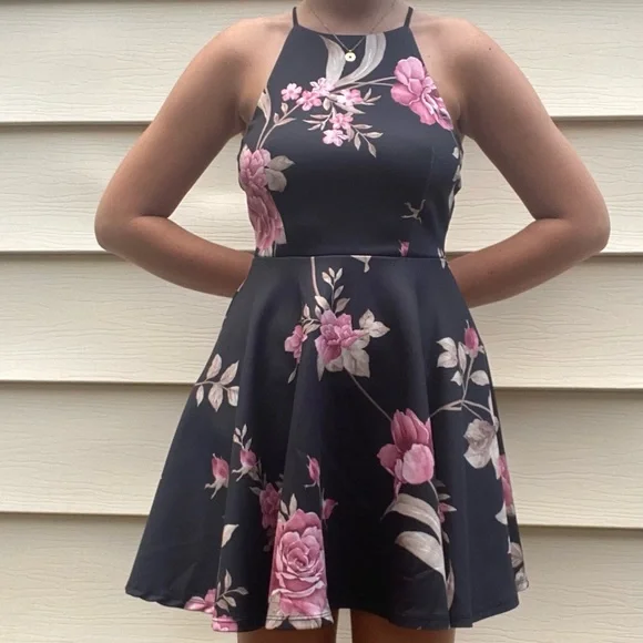 Papaya | Dresses | Papaya Floral Formal Mini Dress | Poshmark